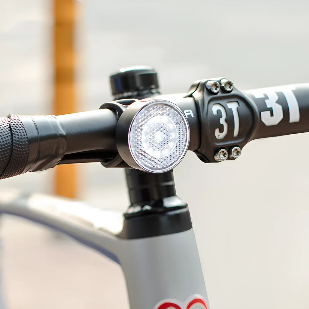 Gaciron W08F-20 bicycle LED headlight with motion sensor and USB rechargeable battery, 20 lumen, IPX6 waterproof