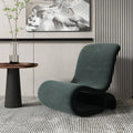 Simple design single sofa chair with metal frame and flannelette upholstery, size 66cm by 78cm by 100cm