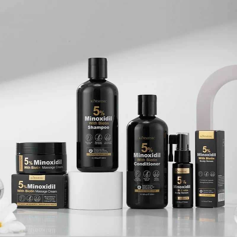 Creative Household 5 Minoxidil Shampoo 300ml bottle for thinning hair care and scalp nourishment