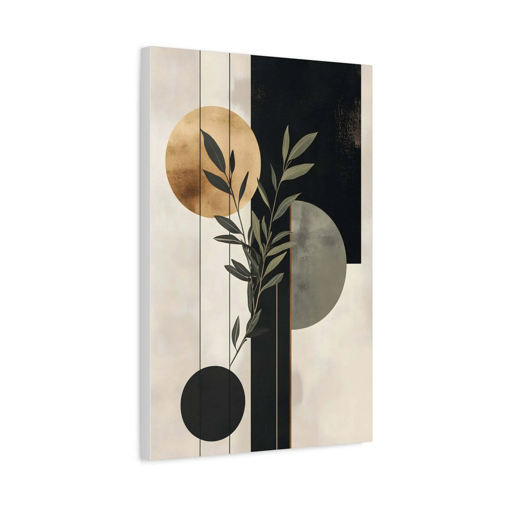 Modern minimalist inkjet poster on canvas, 30x45cm, single piece painting core with white edge for bedroom decoration
