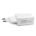White household 5V 1000mA European standard USB charger with direct charge output
