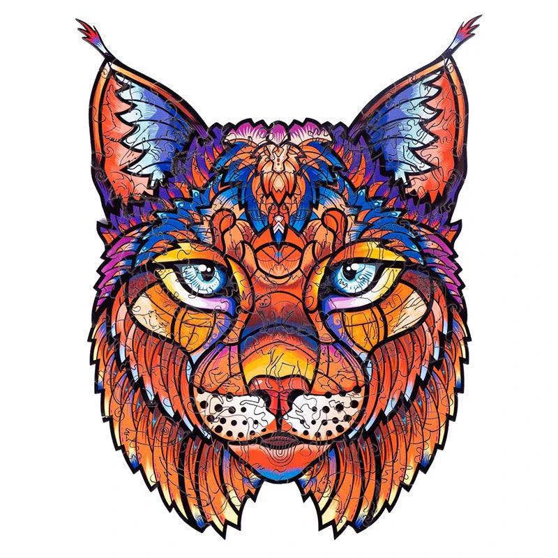 DIY wooden animal puzzles crafted from eco-friendly basswood, featuring various sizes and designs