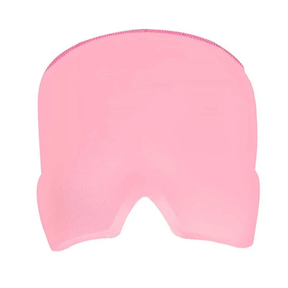 Soothing Ice Pack Eye Mask for Headache Relief - Chillable gel pack, soft fabric, customizable fit for relaxation and rejuvenation