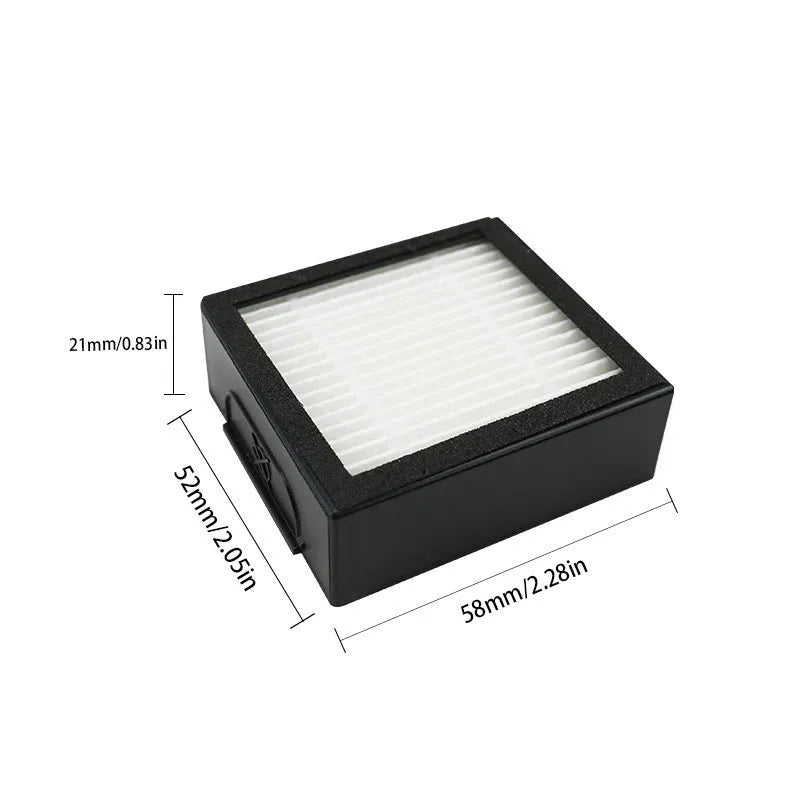 iRobot J7 J9 compatible replacement accessories kit with roller brush pair, filter screen, and side brush