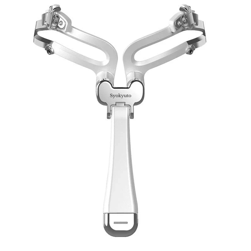 3-in-1 Foldable Adjustable Eyebrow Stencil Set with LED light for perfect brows