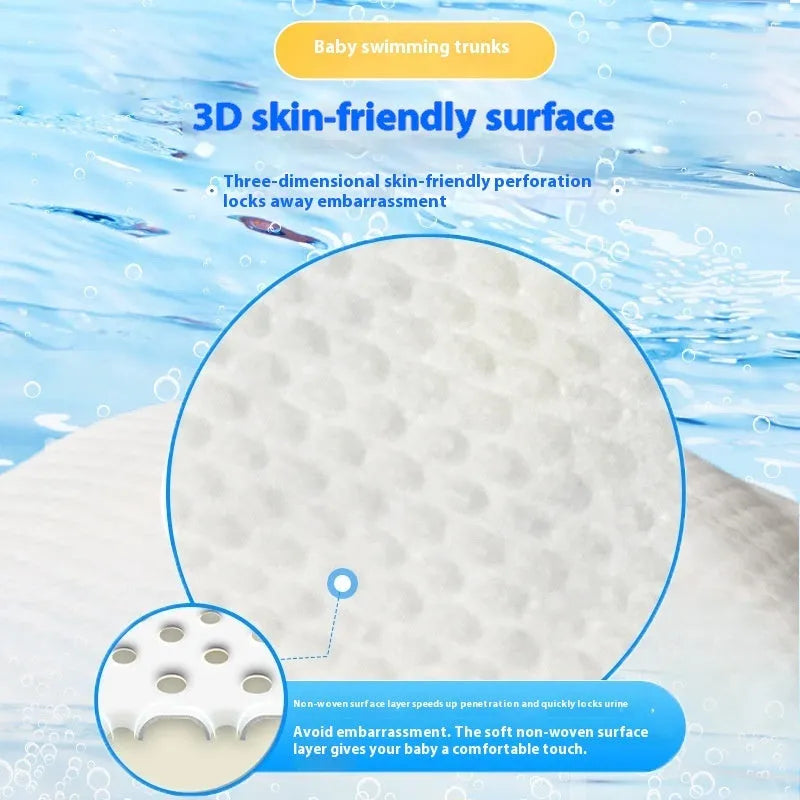 Baby disposable swimming pull up diaper independent packaging soft non-woven fabric sizes L to XXL