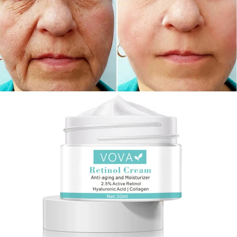 30ml collagen hyaluronic acid anti-wrinkle cream container showing 30g net content