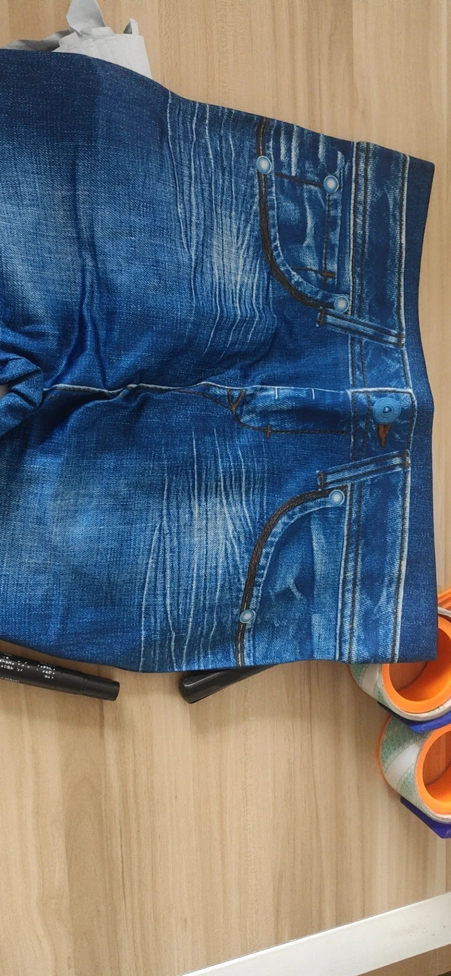 High rise waist skinny slim fit stretch denim pants in black, blue, and grey