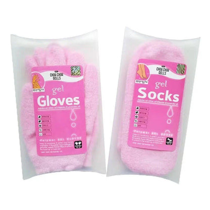 Premium Moisturizing Spa Gloves and Socks for Soft, Smooth Hands and Feet