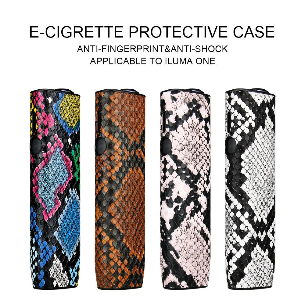 Light luxury PC leather drop-resistant protective cover for cigarette cases in four colours with 12.2cm dimensions