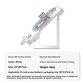 SPG metal arrow fletching jig in blue colour with stainless steel finish on white background