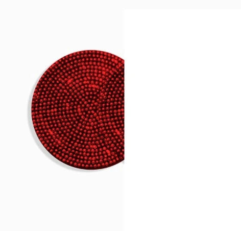 Bling car coasters with crystal rhinestones for cup holders, available in multiple colours