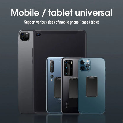 Foldable mobile phone holder in silver, rose gold, black, and gold