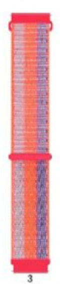 Universal nylon loop sports strap in multiple colours with switch lugs for Samsung and Huawei watches