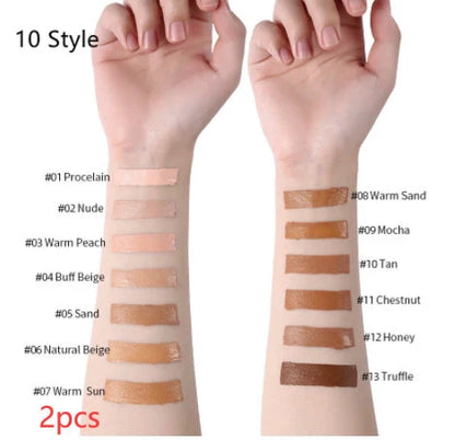 Oil-Control Liquid Foundation Concealer in 13 shades for a flawless matte finish