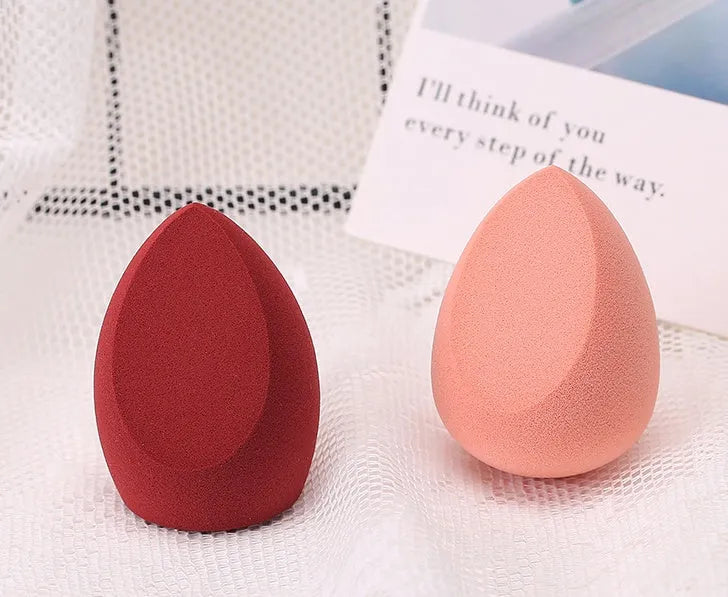 Rubycell cosmetic egg makeup sponge ball in super soft synthetic sponge, 40mm by 60mm, smear-proof for foundation blending