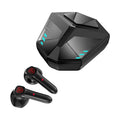 Wireless Bluetooth gaming headset with motion noise reduction in minimalist design