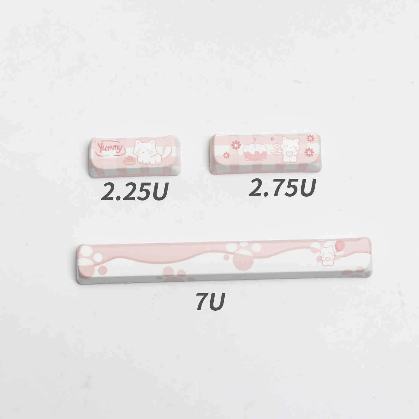 Full set of PBT keycaps for mechanical keyboard with over 98 keys excluding 7u and spacebar