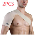 Adjustable skin tone one-shoulder protective sports strap for weightlifting and multi-sport use