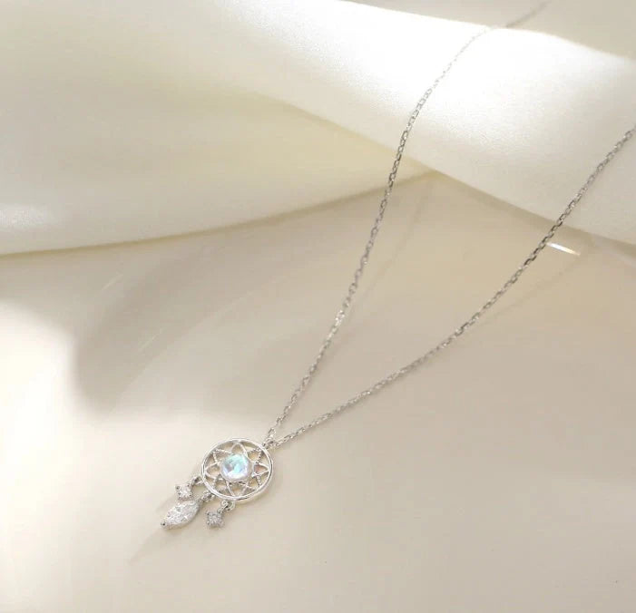 Super Fairy Retro Cold Wind Dream Catcher Pendant with tassels and rainbow details