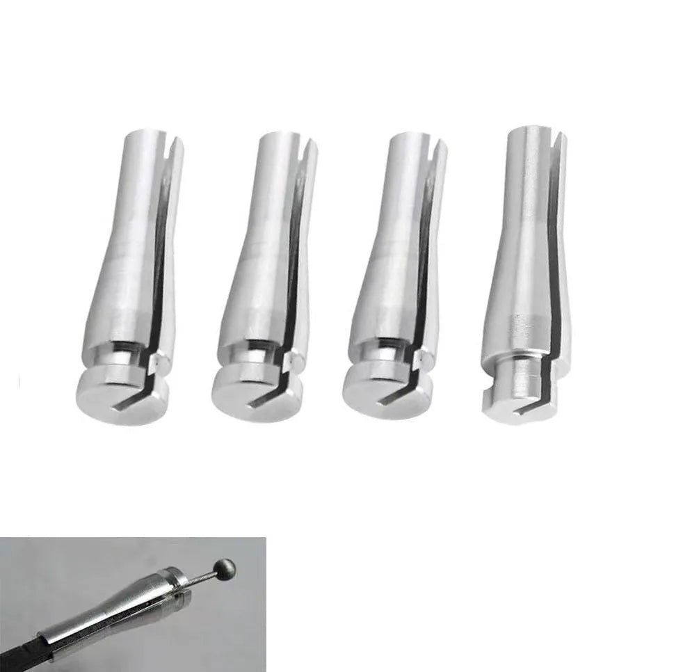 Four silver aluminium cab rear latch parts for Ford F150 F250 F350 repair kit