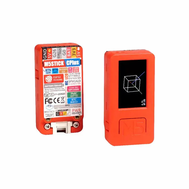 Official IoT development board with 1.14-inch TFT LCD screen, two custom buttons, and Type-C connector
