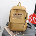 Ins fashion multi-pocket large capacity backpack in waterproof oxford cloth, available in several colours