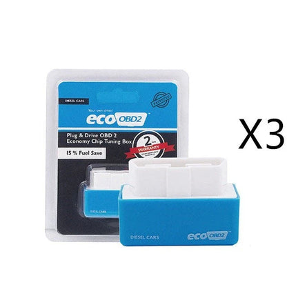 ECO OBD2 Driver Chip Tuning Box for gasoline cars, reduces fuel consumption by up to 15%