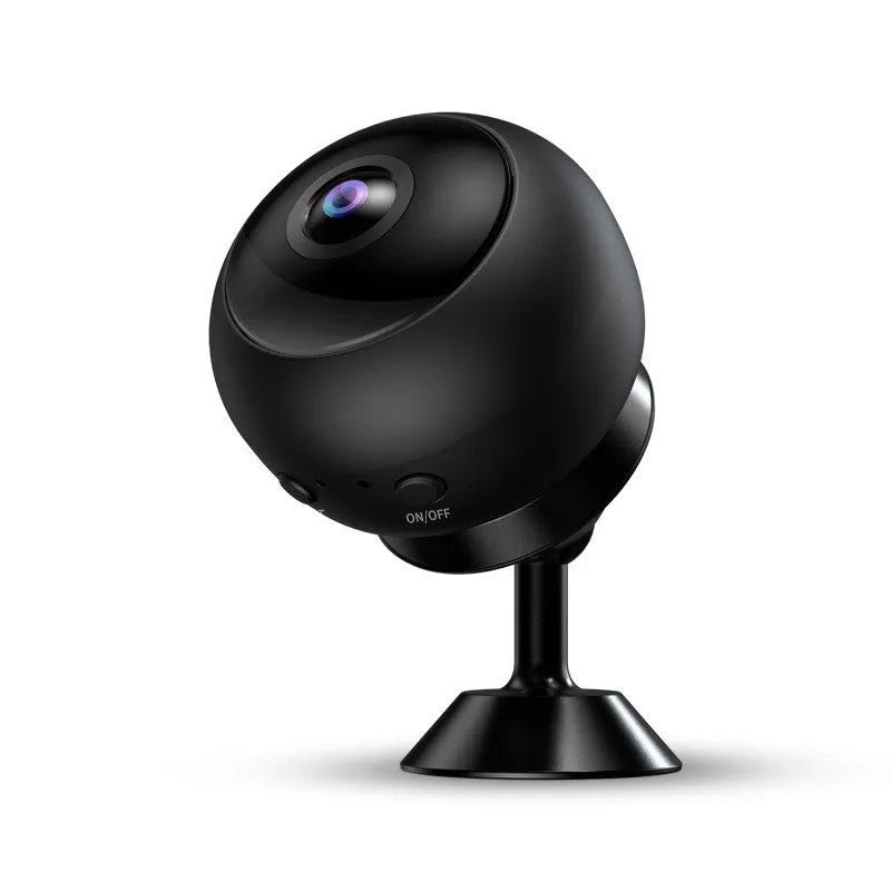 White or black 1080p wireless WiFi surveillance camera with ABS housing and a 3.6mm lens.