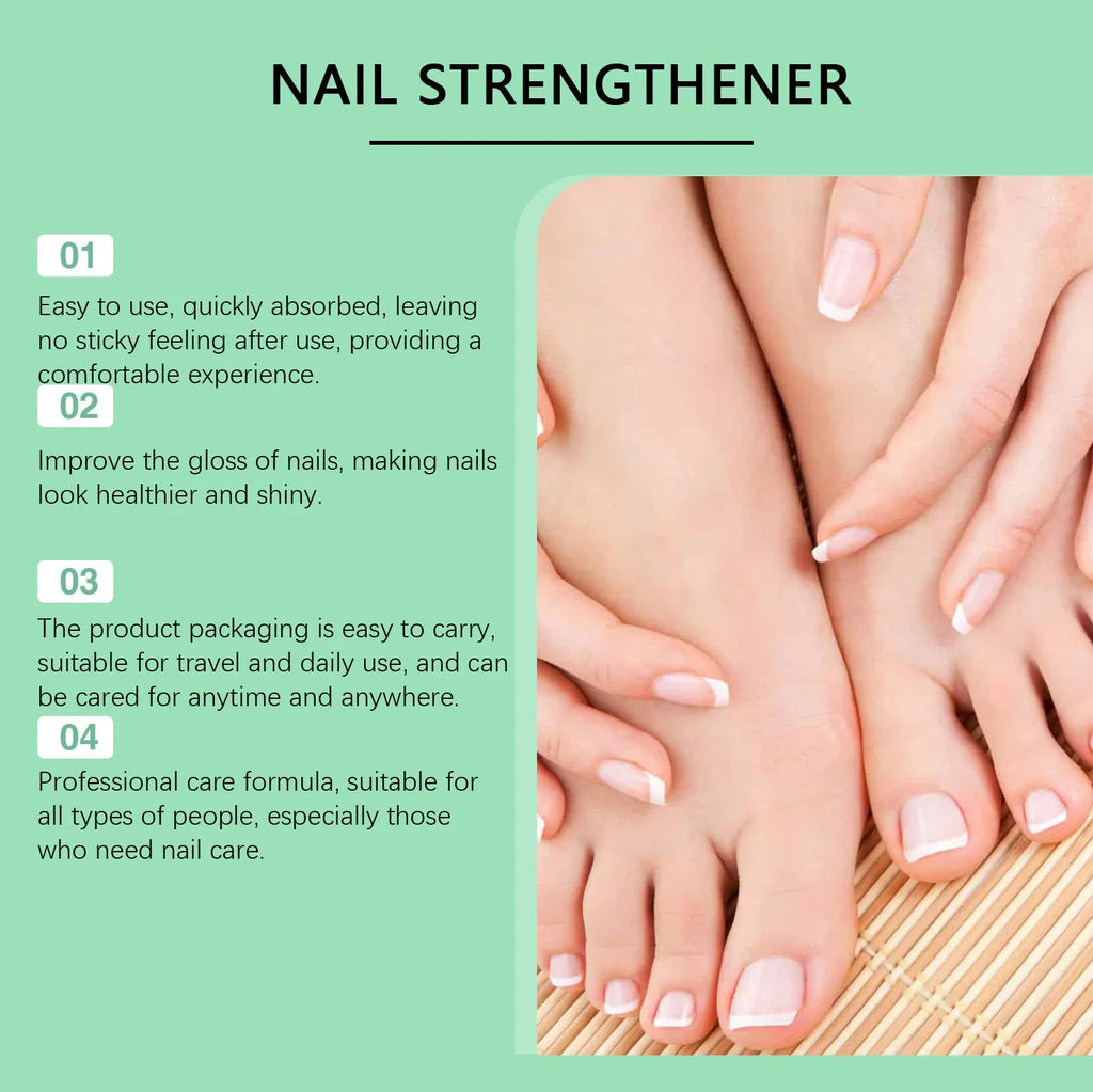 30ml bottle of nail care nursing solution with applicator for gentle daily cleaning