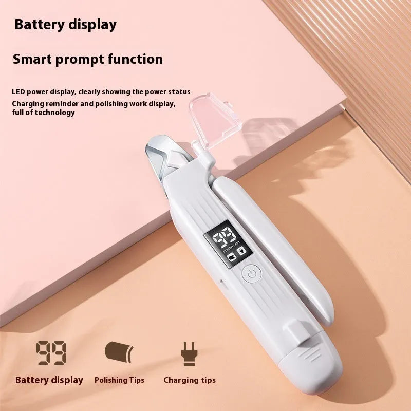HZ8 White model dog nail clipper grooming tool with plastic construction