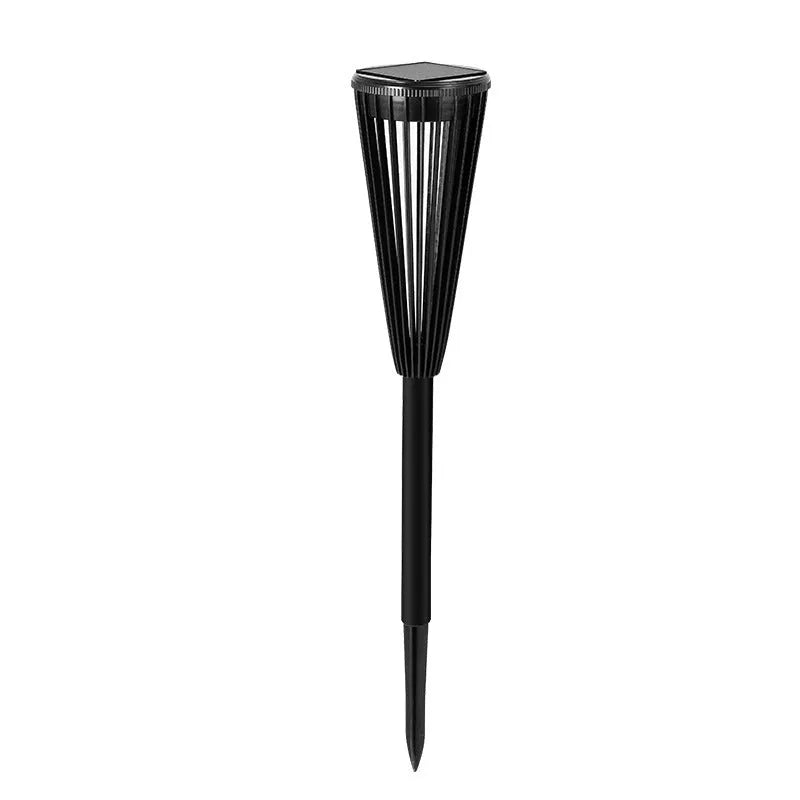 Flower-shaped solar ground lamp 9cm x 45cm with IP65 protection, available in white or warm light