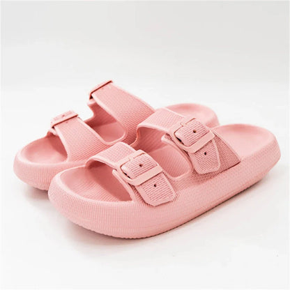 Women's summer EVA thick-soled sandals and slippers in various colours