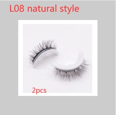 Captivating 3D layered mink-like false eyelashes for bold, voluminous eye makeup looks