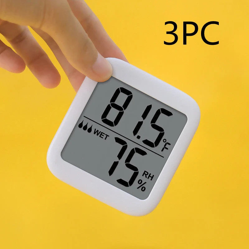 Digital Thermometer Hygrometer with LCD display for living and baby rooms