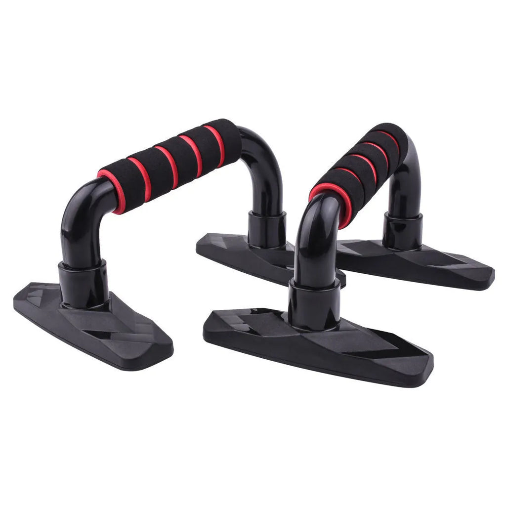 I-shaped push up bars for chest and arm strength training with PP sponge construction