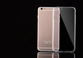 Transparent soft TPU phone case for iPhone on a table