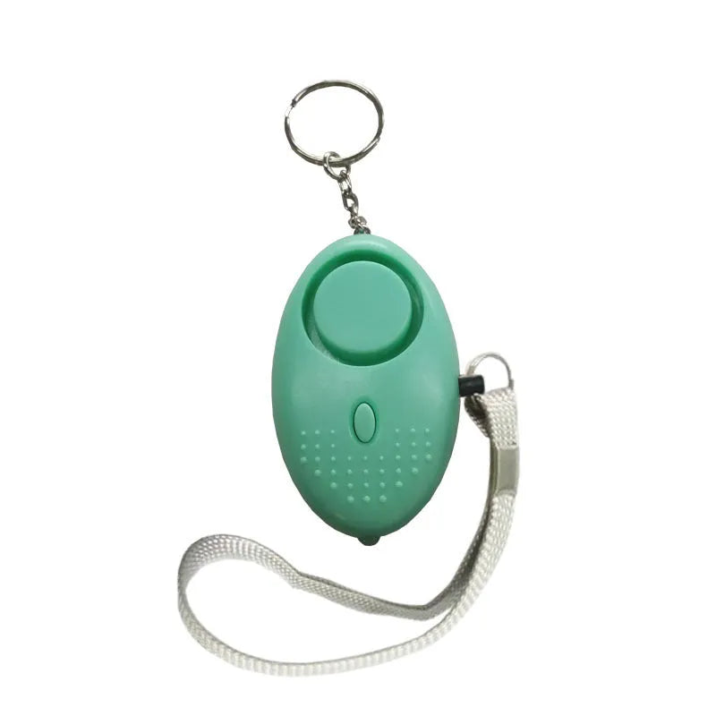 Personal safety alarm with LED light in multiple colour options