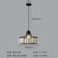 Modern crystal sun lamp droplight ceiling light in black or gold finish