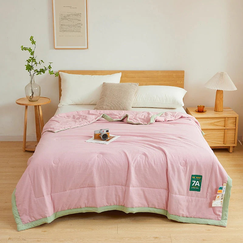 Antibacterial Raw Cotton Summer Cool Quilt in various sizes and colours