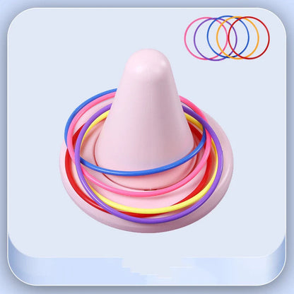 Children's balance training toy with bright colours and tactile dots for sensory integration