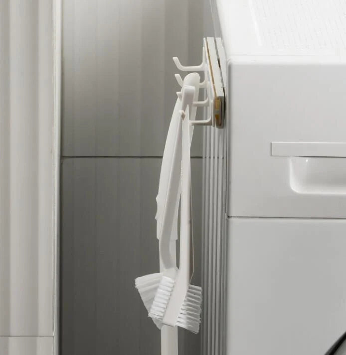 Four-row gap hook for kitchen and bathroom storage, made from durable ABS plastic