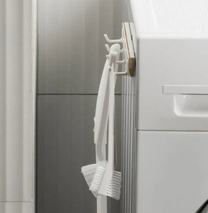 Four-row gap hook for kitchen and bathroom storage, made from durable ABS plastic