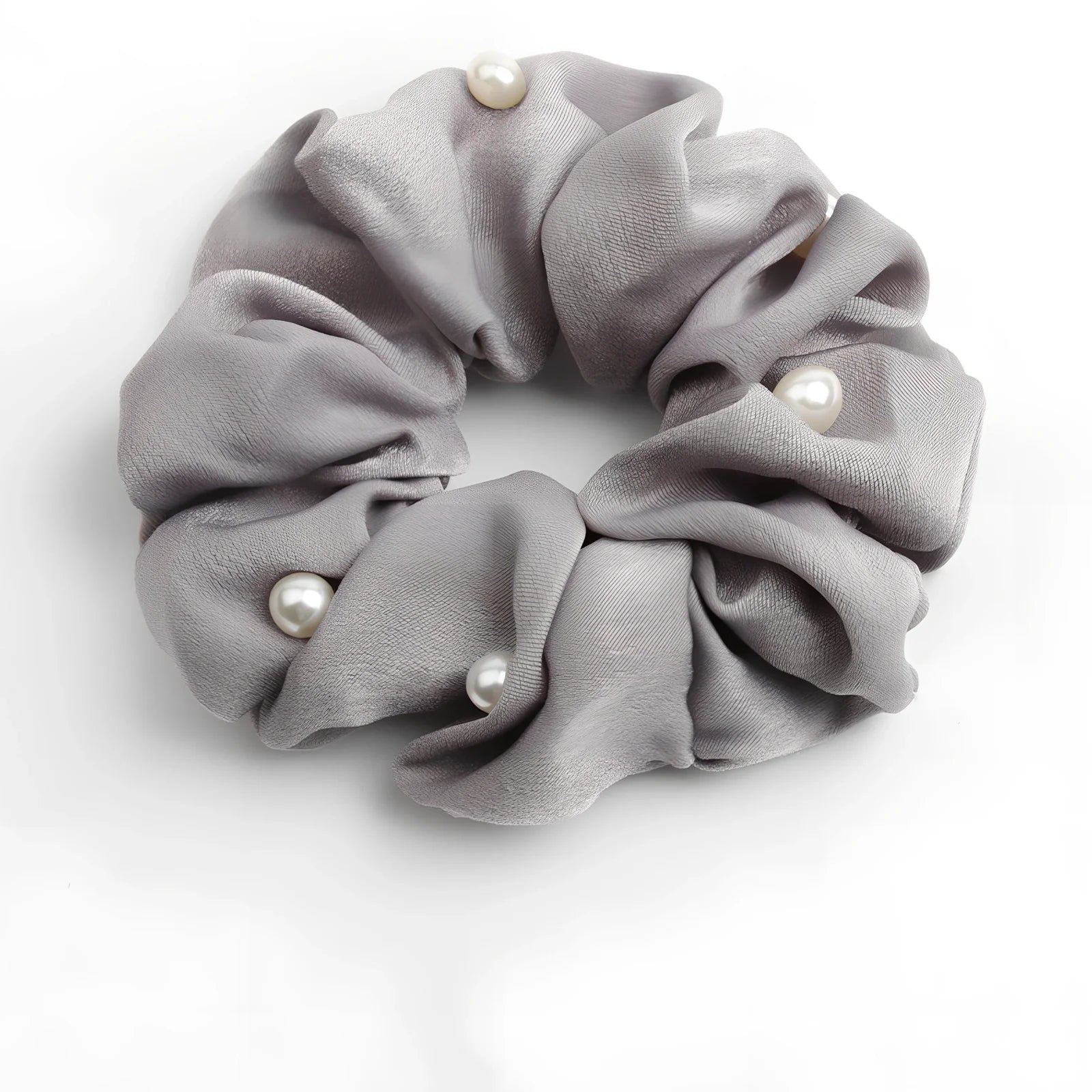 Cotton fabric hair elastic with 2.5cm width and 8cm diameter in assorted colours