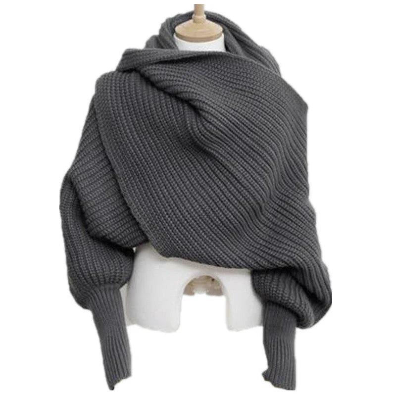 Cozy cashmere scarf sweater in a variety of colors, providing warmth and style for women