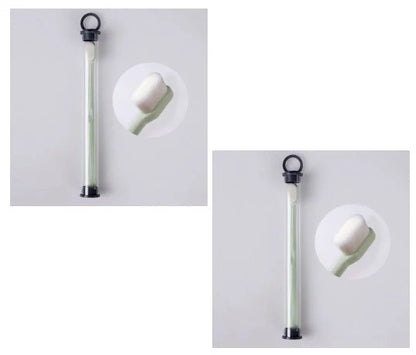 Ultra-fine nylon toothbrush with super soft 2.3cm bristles for sensitive gums