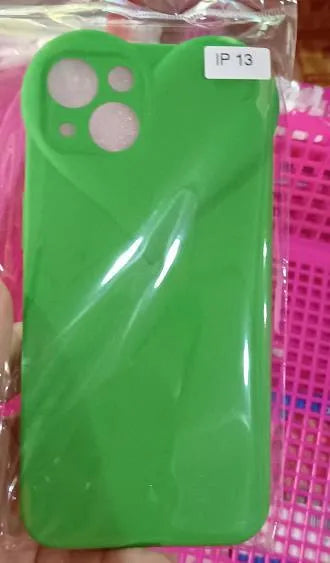 Love heart TPU phone case with net celebrity bottom for Apple iPhone, Big Love Injection colour with silver bow