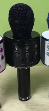 Wireless Microphone Bluetooth Mini Home KTV Speaker with optional lights