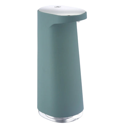 Smart Automatic Foam Soap Dispenser in white, pink, green, and dark green, perfect for touch-free hand washing