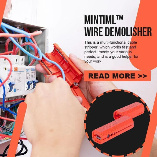 Versatile Electric Wire Stripper Pen - A multifunctional cable management tool with precision-engineered notches and user-friendly operation